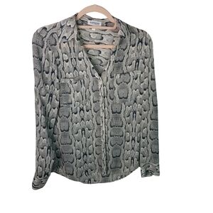 Express Portofino python snakeprint shirt